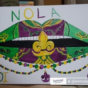 Colorful NOLA Art Canvas